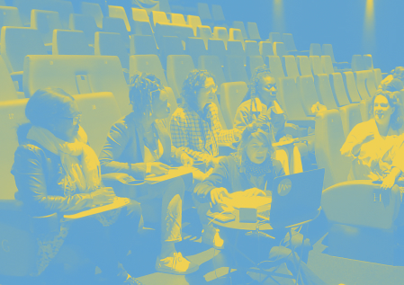 Photo d'une séance de Battle d'audiodescription