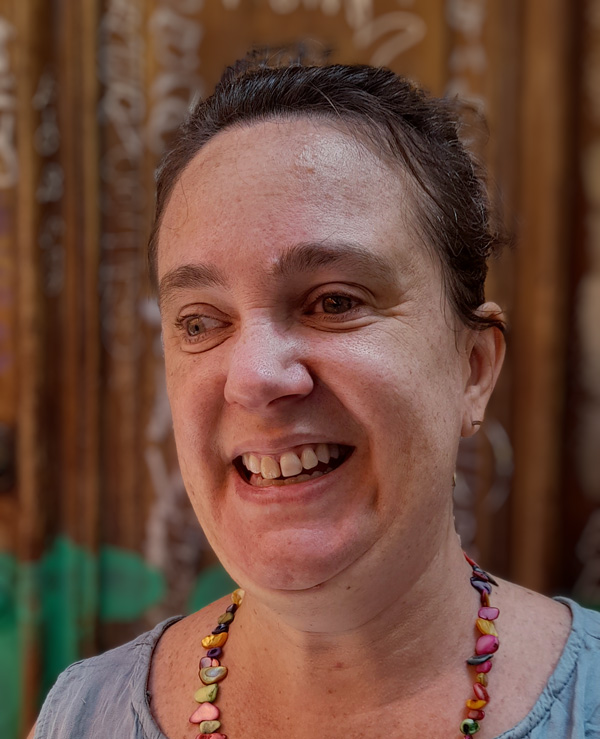 Photo de Angélique Huguenin Trésorière de l'association La Luciole